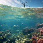 海のハーモニー：洋上風力発電と海洋生態系の共存